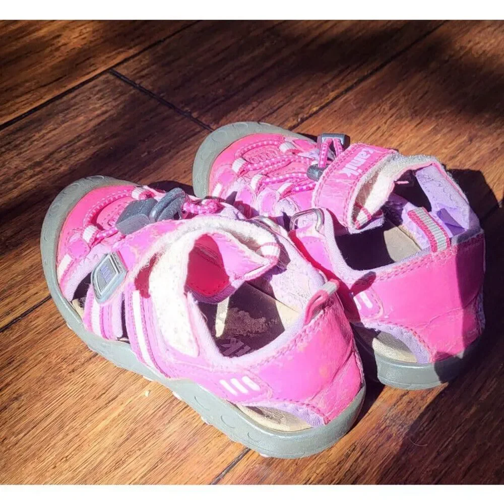 Kamik Kids Water Beach Hike Crab Shoe Pink Purple US 8 EU 25